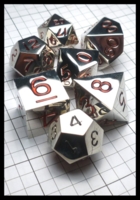 Dice : Dice - Metal Dice - Koplow Large Chrome 7 Dice Set - Gen Con Aug 2016